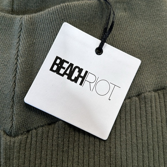 Beach Riot Olive Ribbed Pants - Picture 3 of 4